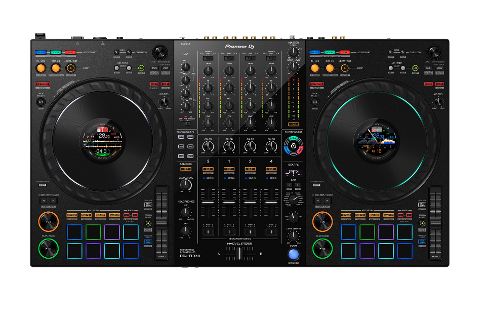 Pioneer DJ has recently announced the launch of their new 4-channel controller, the DJ-FLX10