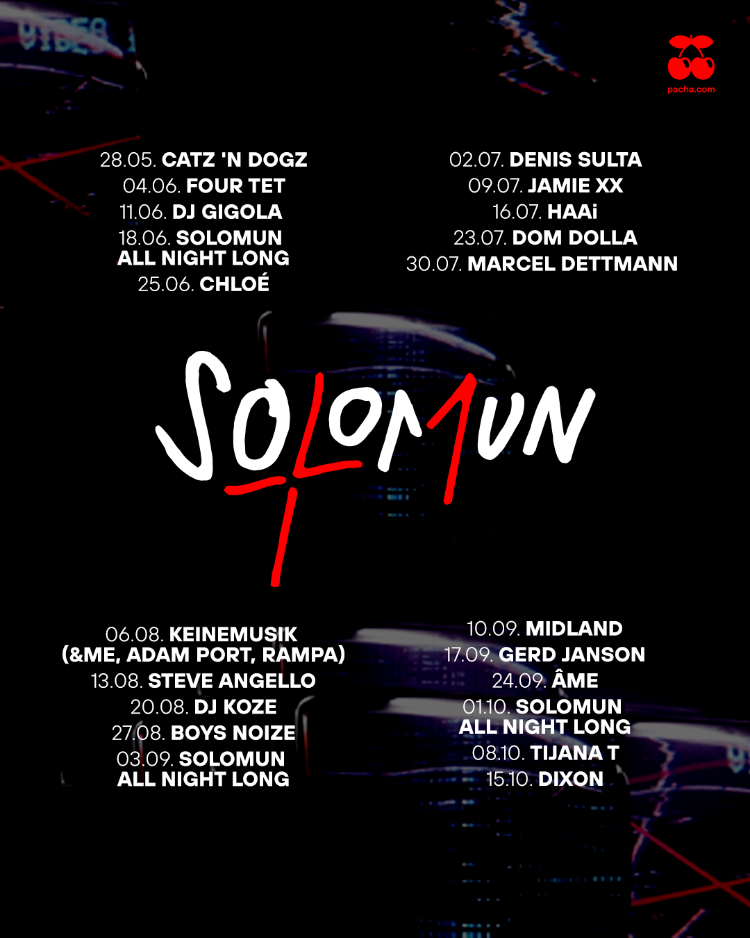 Solomun relaunches Solomun +1 at Pacha Ibiza for summer 2023 season