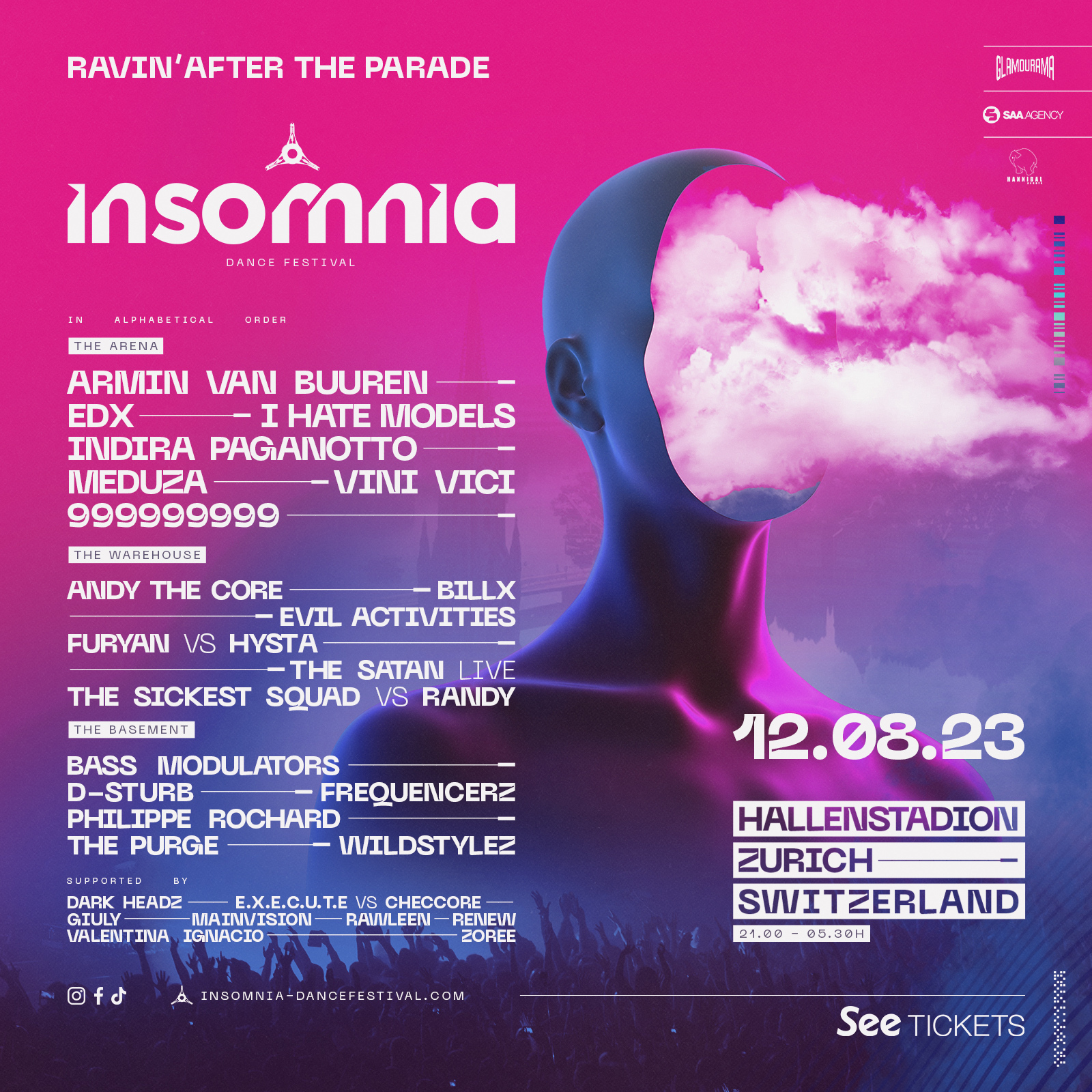 Insomnia Dance Festival Zürich Announces Stacked Lineup for Inaugural Event