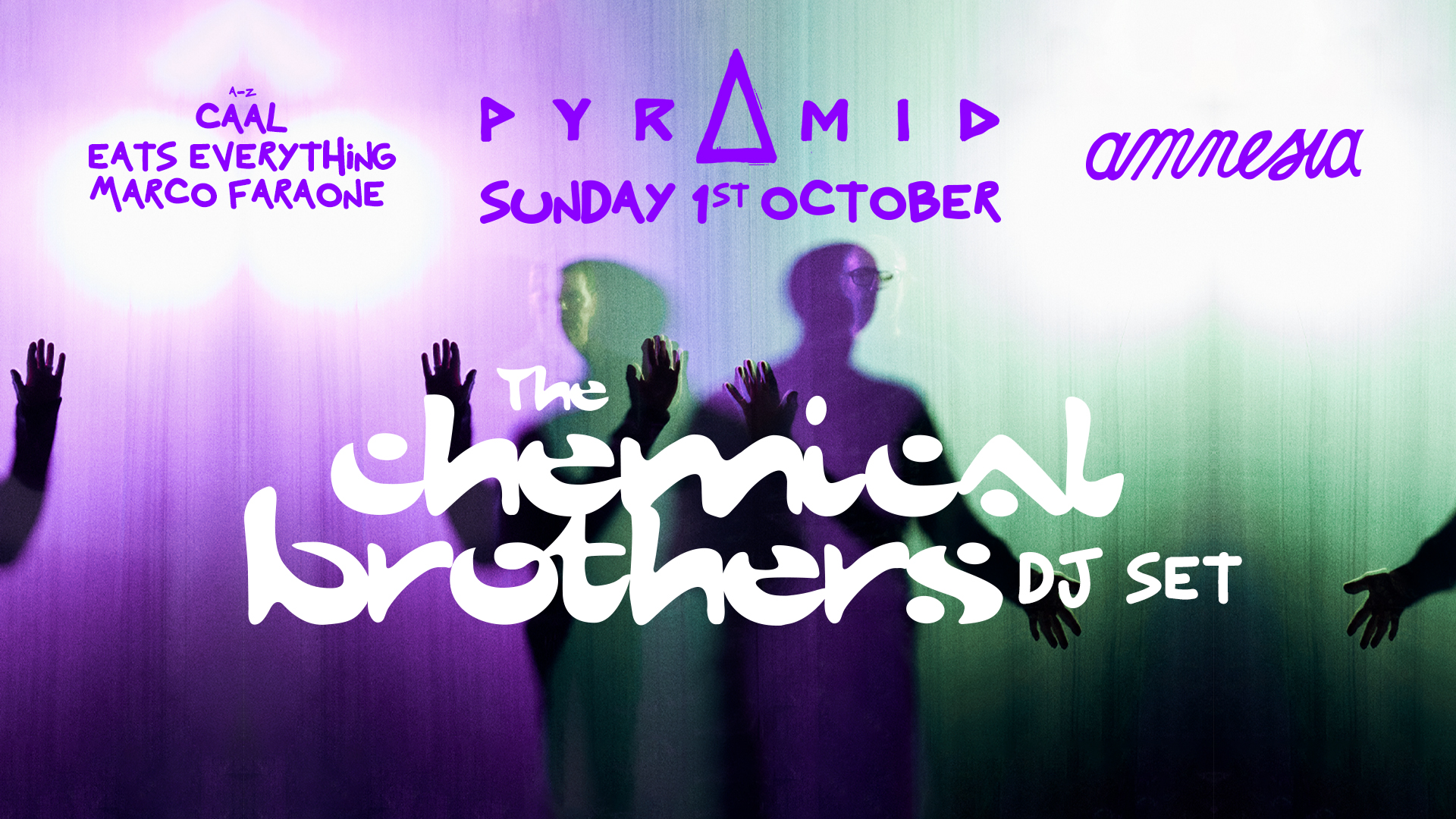 The Chemical Brothers return to Amnesia this October
