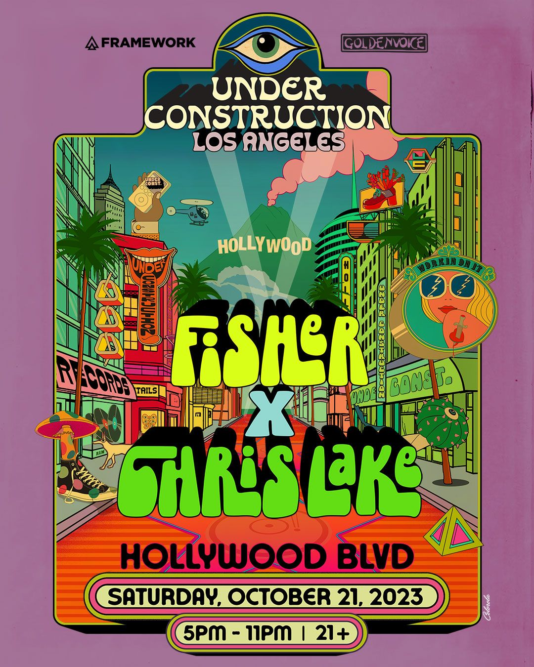 Framework x Goldenvoice present: FISHER x Chris Lake at Hollywood Boulevard