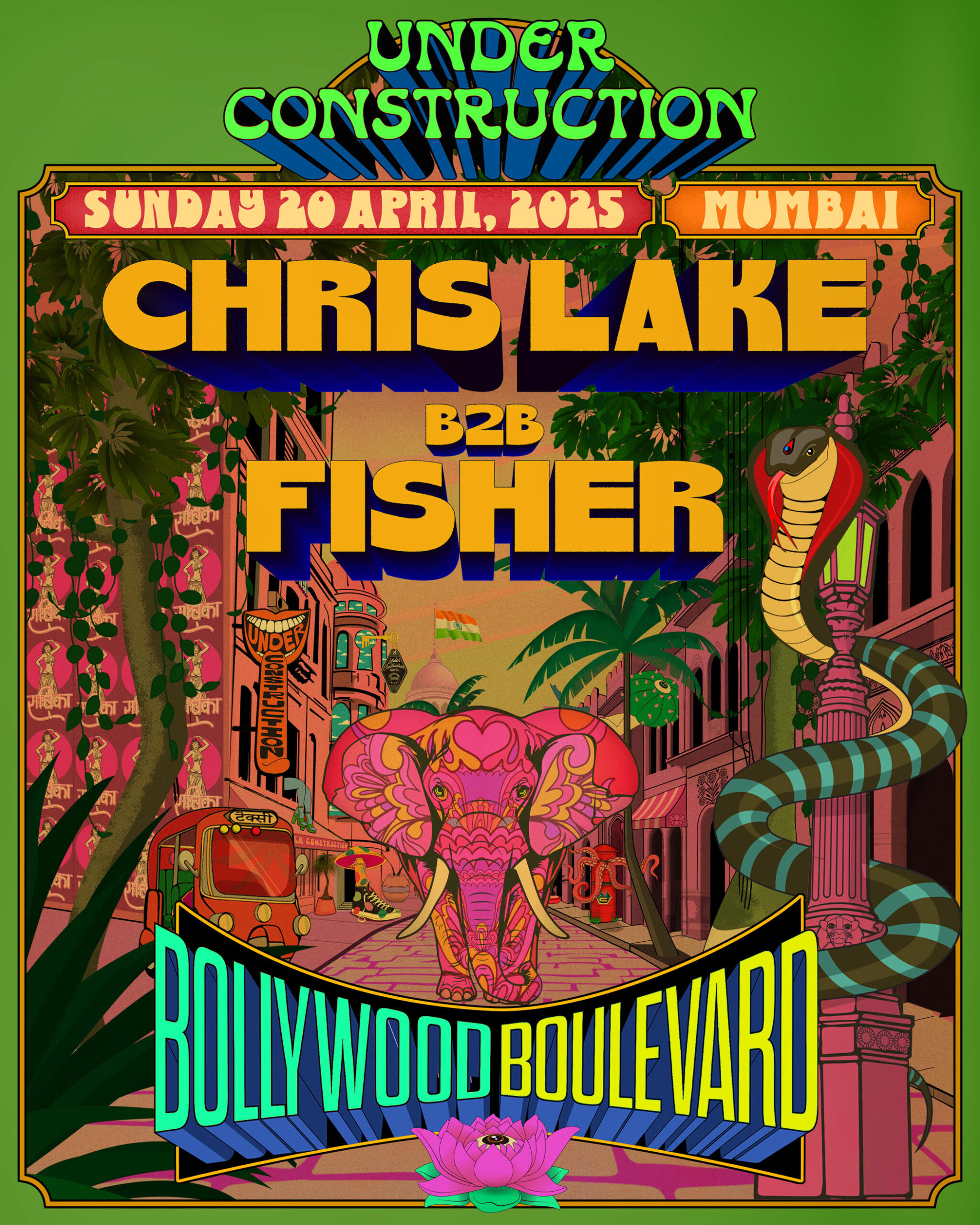 Global DJ’s FISHER & Chris Lake To Debut Their Famed ‘Under Construction’ Hollywood Boulevard Event In India